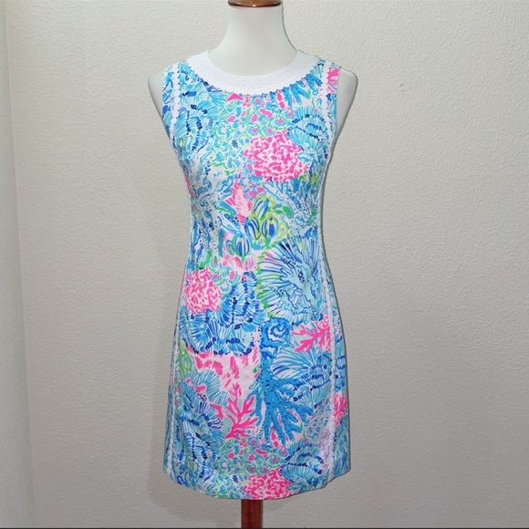 🆕 Lilly Pulitzer Mila Shift Dress in Sink or Swim - Picture 2 of 12